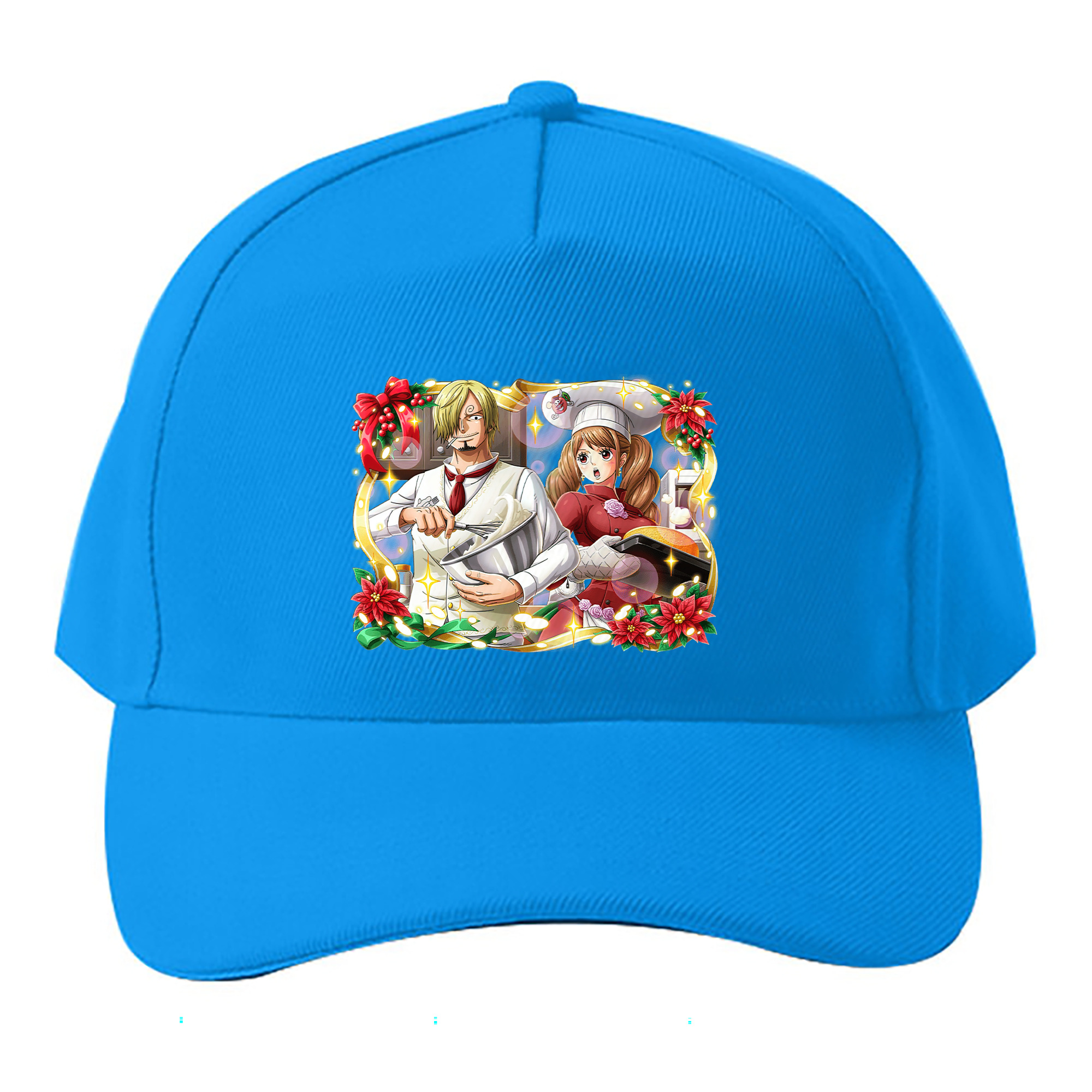 （画像用） ワンピース サンジ ONE PIECE Sanji ベースボールキャップ 綿100％ 男女兼用 帽子 スポーツ